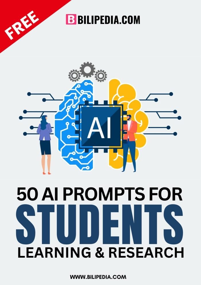 50 AI Prompts for Students, Learning & Research cover